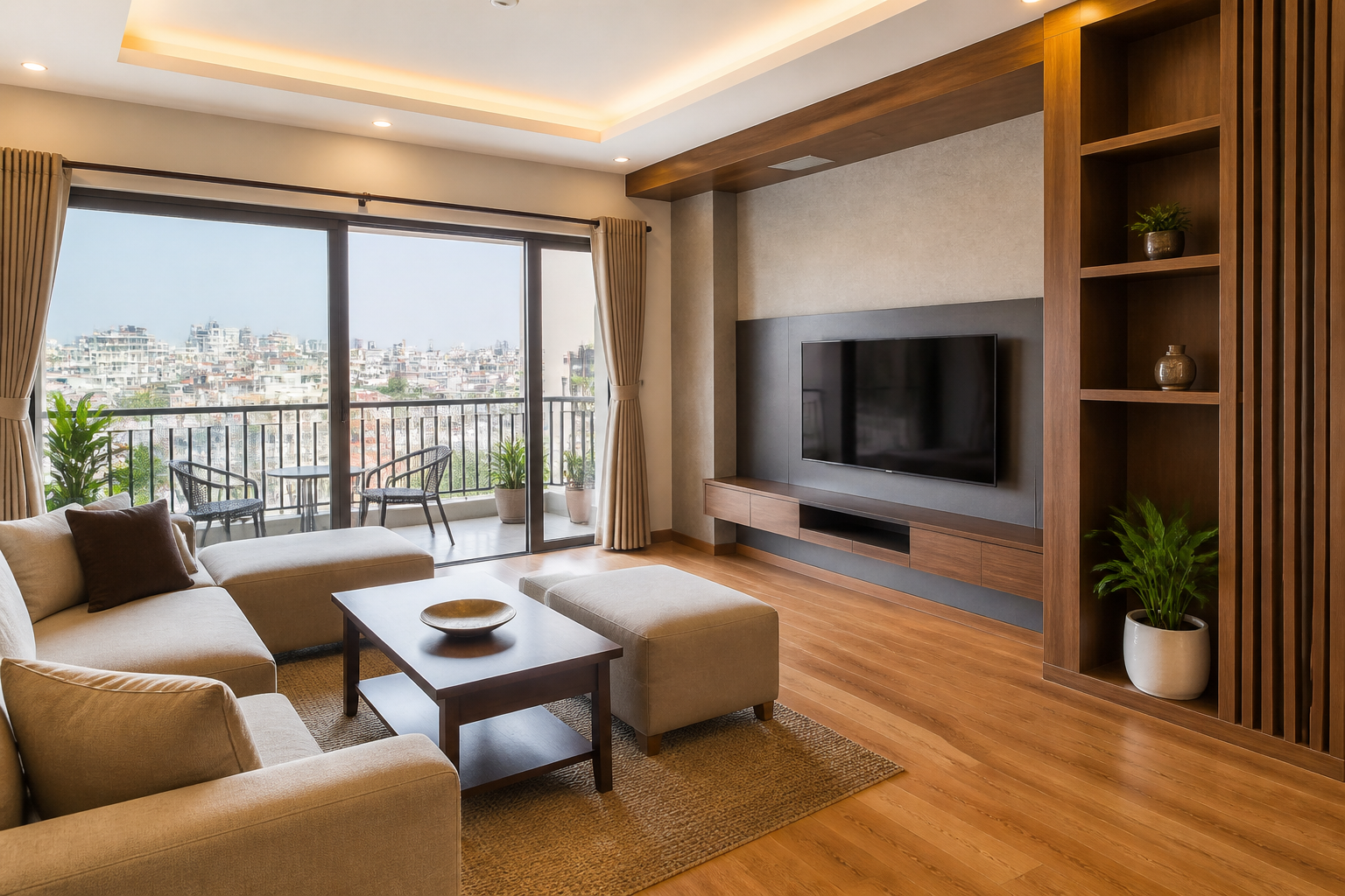Sunlit two-bedroom flat in quiet Jhamsikhel